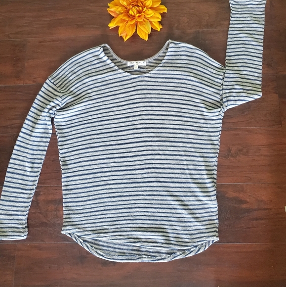 SAY WHAT?STRIPED SWEATER - Picture 2 of 8